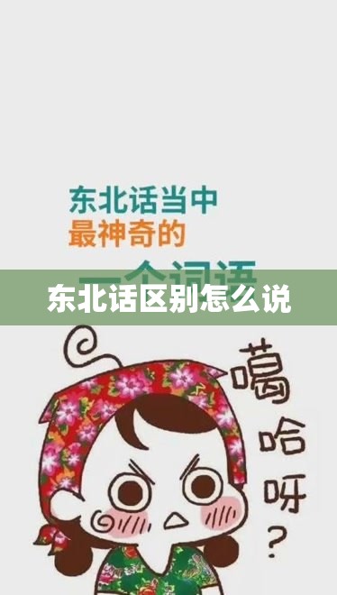 东北话区别怎么说