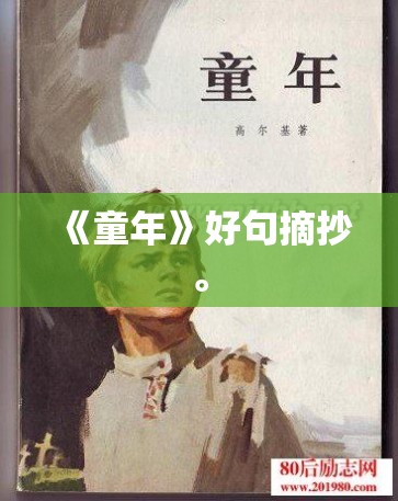 《童年》好句摘抄。