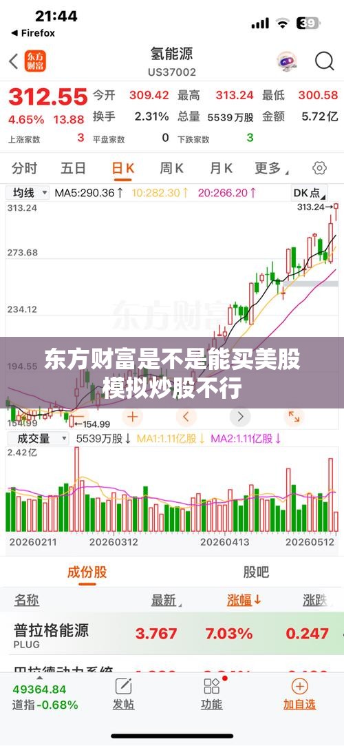 东方财富是不是能买美股模拟炒股不行