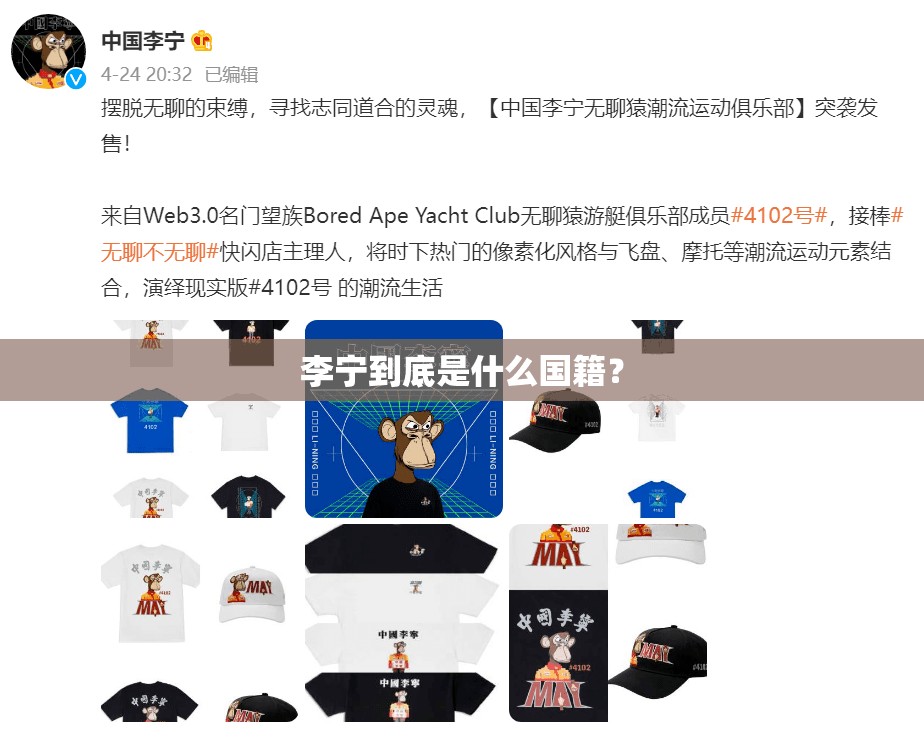 李宁到底是什么国籍？