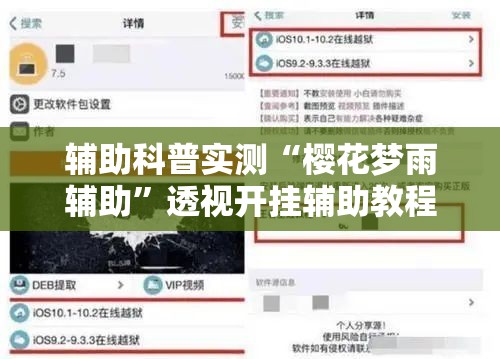 辅助科普实测“樱花梦雨辅助”透视开挂辅助教程