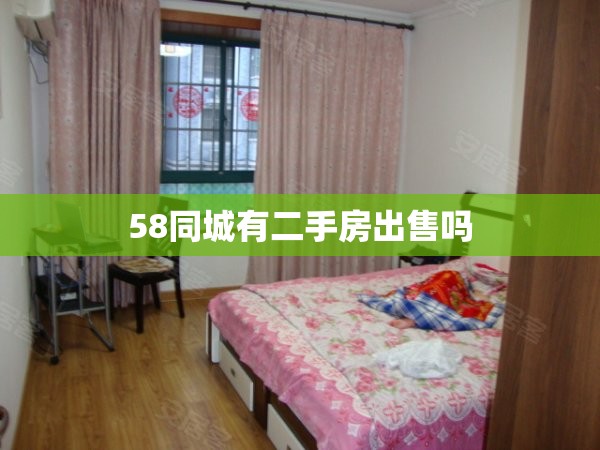 58同城有二手房出售吗
