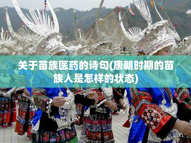 关于苗族医药的诗句(唐朝时期的苗族人是怎样的状态)