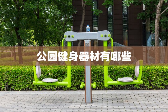 公园健身器材有哪些