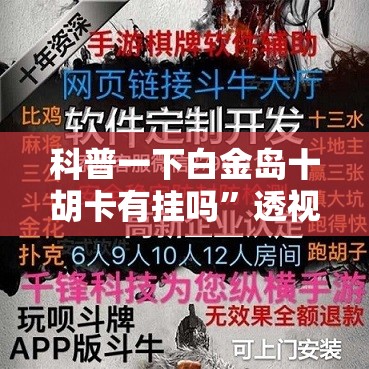 科普一下白金岛十胡卡有挂吗”透视开挂辅助教程