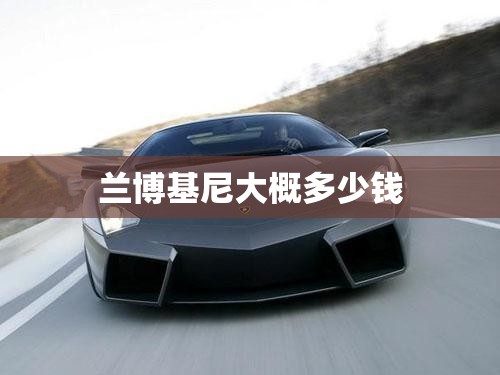兰博基尼大概多少钱