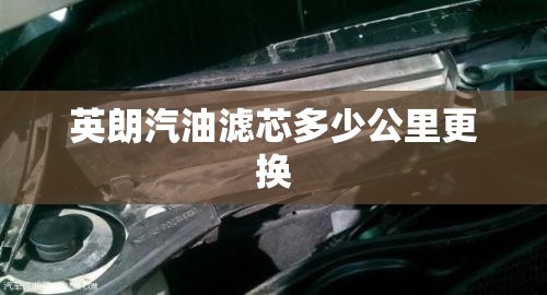 英朗汽油滤芯多少公里更换
