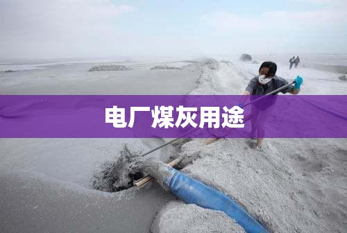 电厂煤灰用途