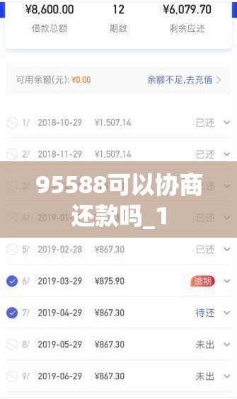 95588可以协商还款吗_1