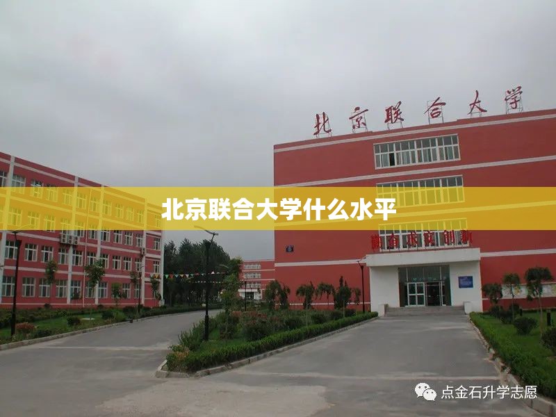北京联合大学什么水平
