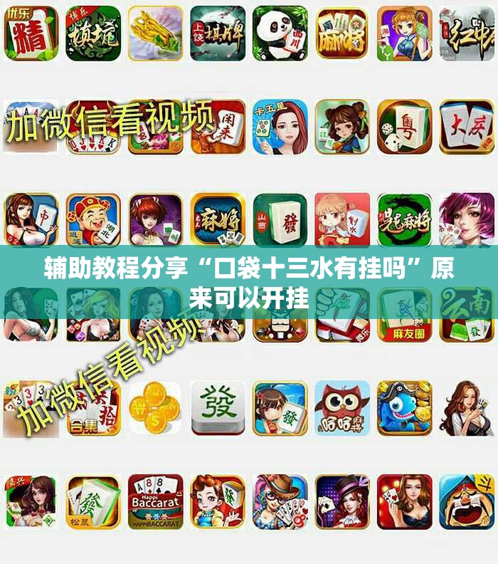 辅助教程分享“口袋十三水有挂吗	”原来可以开挂