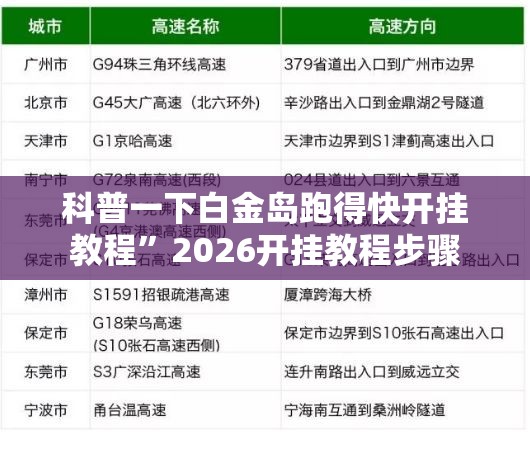 科普一下白金岛跑得快开挂教程	”2026开挂教程步骤