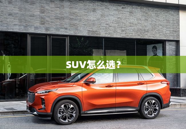 SUV怎么选？