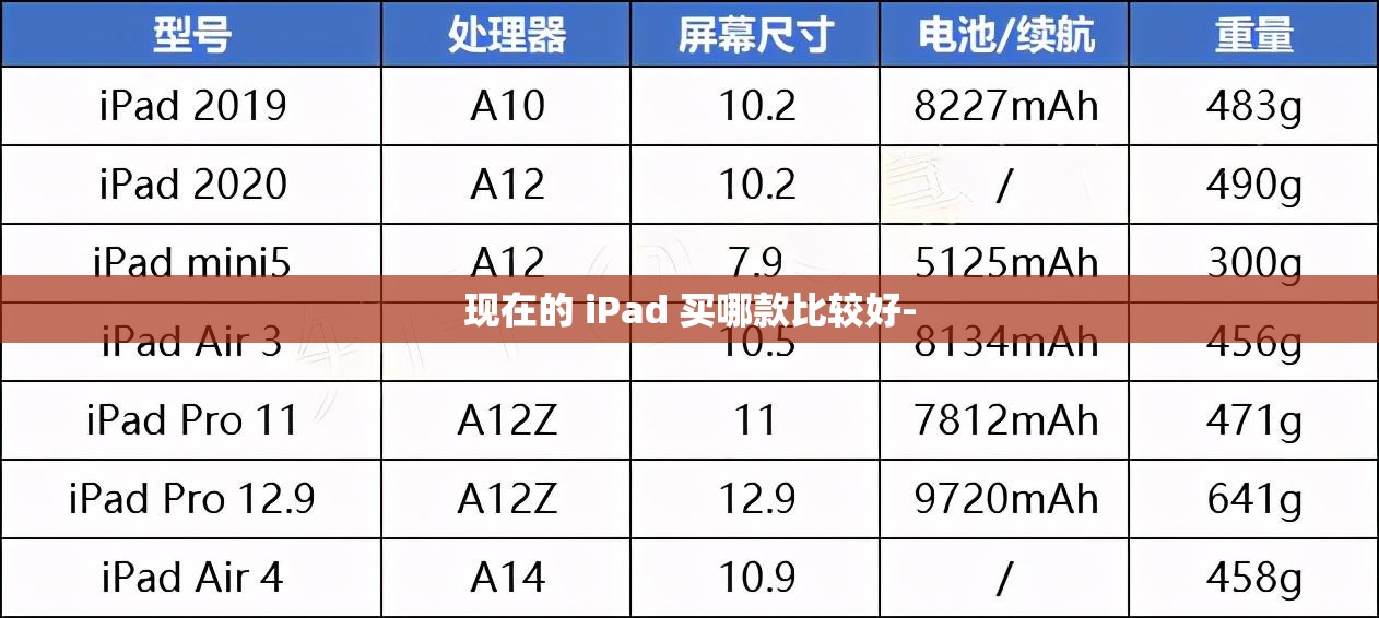 现在的 iPad 买哪款比较好-